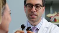 Doctor talking to patient